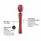 Вібромасажер MAN.WAND EDGY Velvet Red