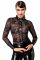 Блуза Noir Handmade F377 Noirelle Lace Button-up Shirt M