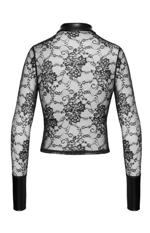 Блуза Noir Handmade F377 Noirelle Lace Button-up Shirt L