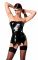Корсет із підв'язками для панчіх Noir Handmade F381 Dominae Venom PVC corset-belt M