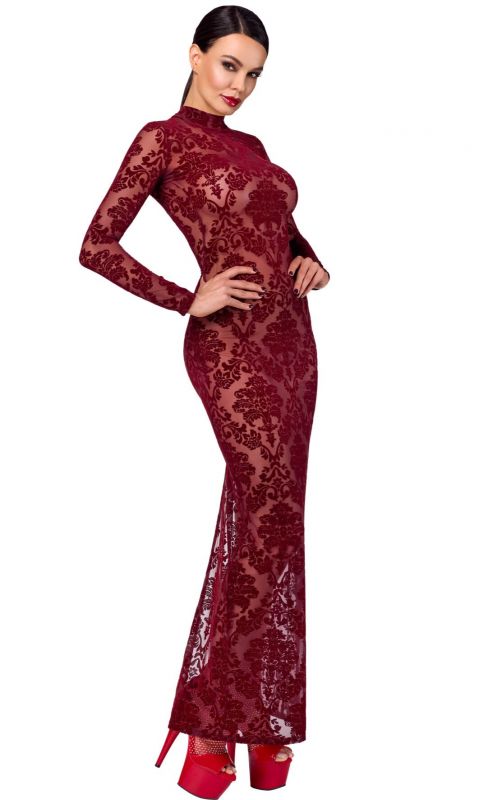 Сукня Noir Handmade F383 Kink Royal gown/long dress S