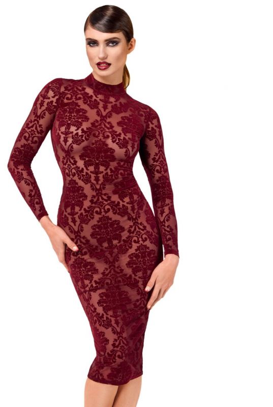Сукня Noir Handmade F384 Kink Royal midi dress L