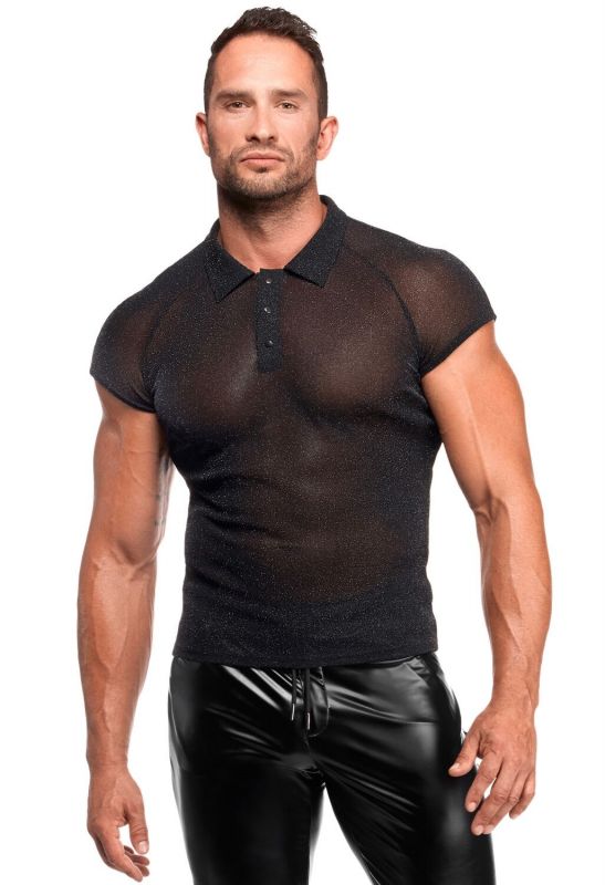 Чоловіче поло Noir Handmade H082 Onyx veil polo S