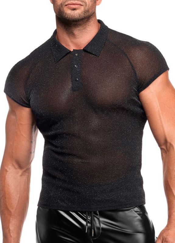 Чоловіче поло Noir Handmade H082 Onyx veil polo L