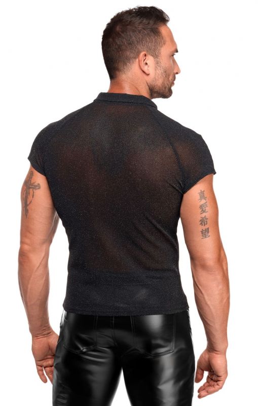 Чоловіче поло Noir Handmade H082 Onyx veil polo XL