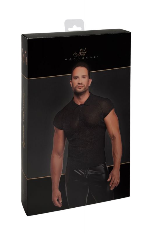 Чоловіче поло Noir Handmade H082 Onyx veil polo XXL