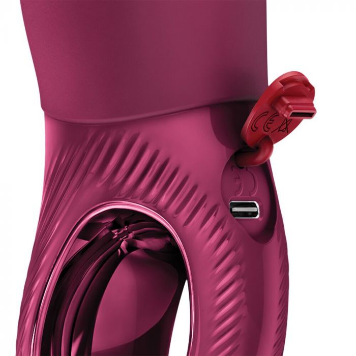 Пульсатор Fun Factory Stronic Deep, Wine Red, 8 режимів роботи, перезаряджуваний