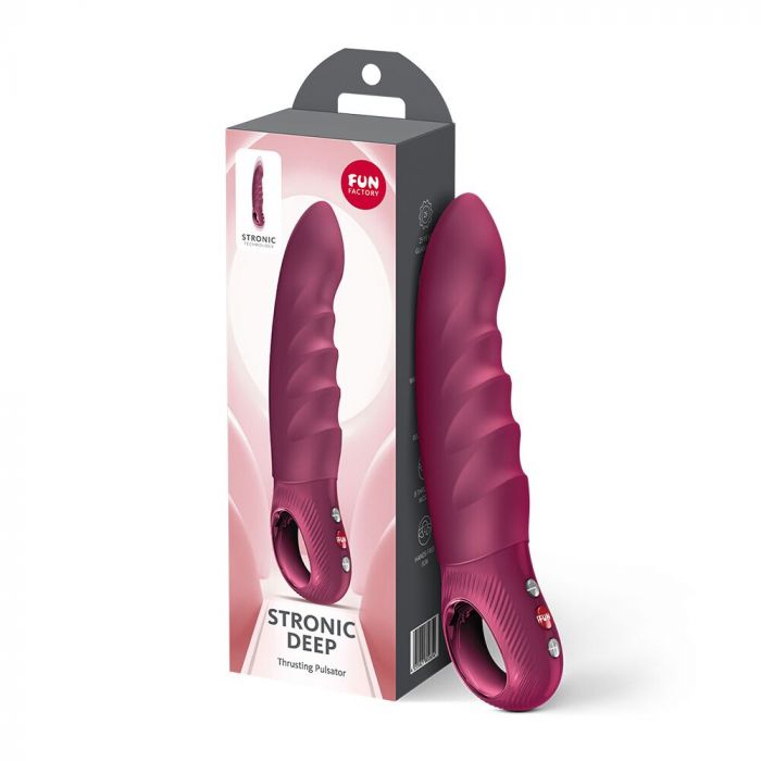 Пульсатор Fun Factory Stronic Deep, Wine Red, 8 режимів роботи, перезаряджуваний