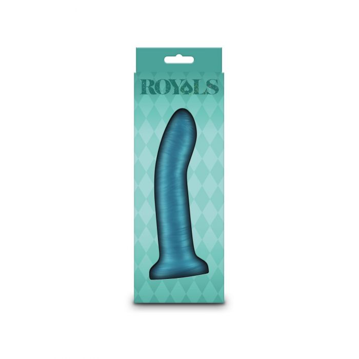 Дилдо NS Novelties Royals - 6" Charlie - Metallic Teal