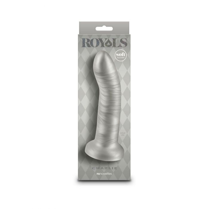 Дилдо NS Novelties Royals - 7" Charlie - Metallic Champagne