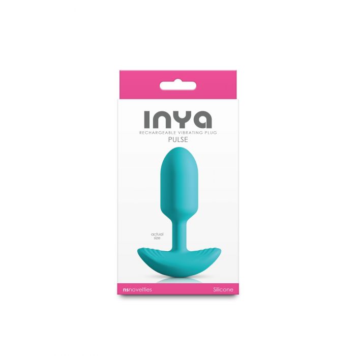 Анальна пробка з вібрацією NS Novelties INYA - Pulse - Teal