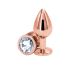 Анальна пробка NS Novelties Rear Assets - Rose Gold - Medium - Clear