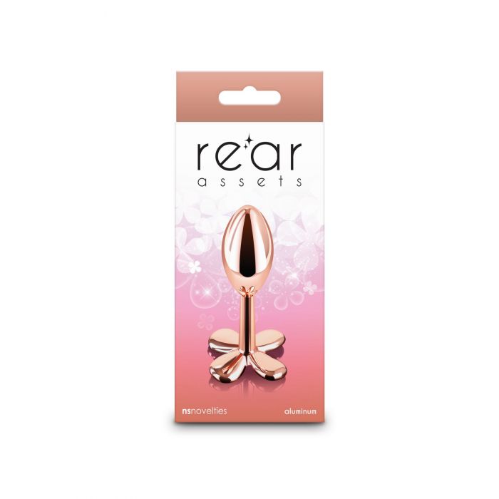 Анальна пробка NS Novelties Rear Assets - Clover - Rose Gold