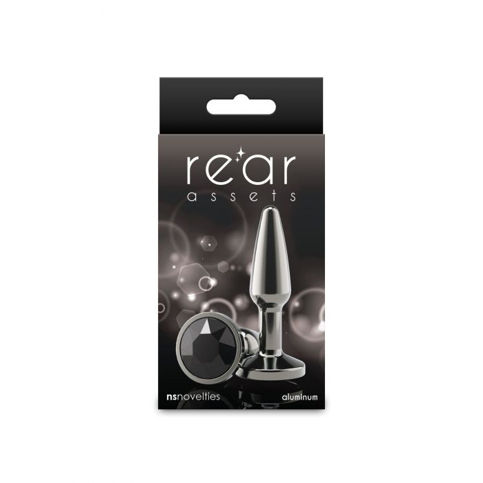 Анальна пробка NS Novelties Rear Assets - Tapered - Small - Gunmetal - Black