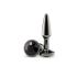 Анальна пробка NS Novelties Rear Assets - Tapered - Small - Gunmetal - Black