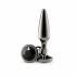 Анальна пробка NS Novelties Rear Assets - Tapered - Medium - Gunmetal - Black