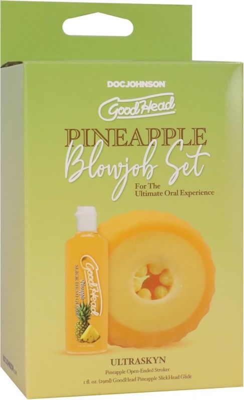 Набір для мінету Doc Johnson GoodHead Pineapple Blowjob Set