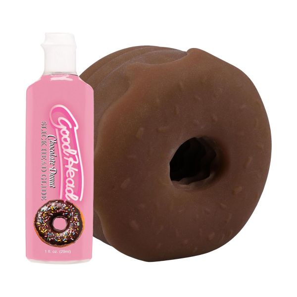 Набір для мінету Doc Johnson GoodHead Chocolate Donut Blowjob Set