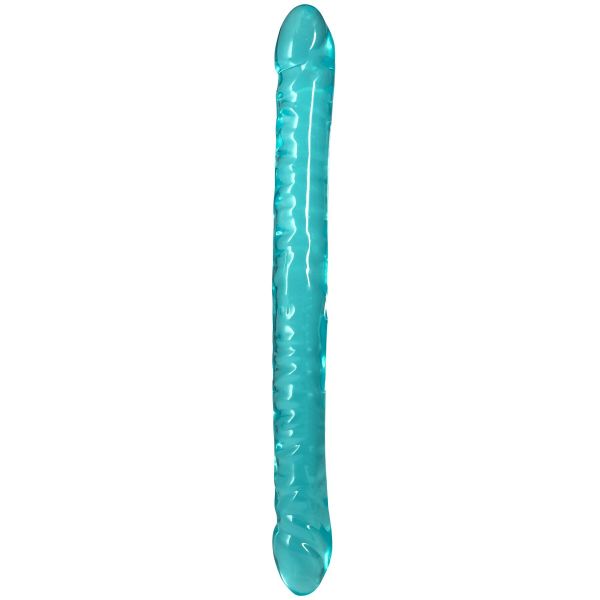 Фалоімітатор двосторонній Doc Johnson Crystal Jellies Double Dong