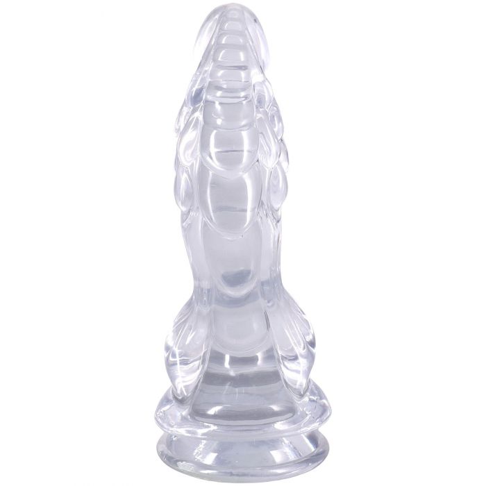 Фентезійний фалоімітатор Doc Johnson Crystal Jellies - Invader Dong 8.5 Inch - Clear