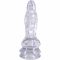 Фентезійний фалоімітатор Doc Johnson Crystal Jellies - Invader Dong 8.5 Inch - Clear