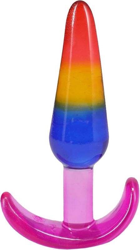 Набір анальних пробок Doc Johnson Crystal Jellies - Anal Trainer Set - Rainbow