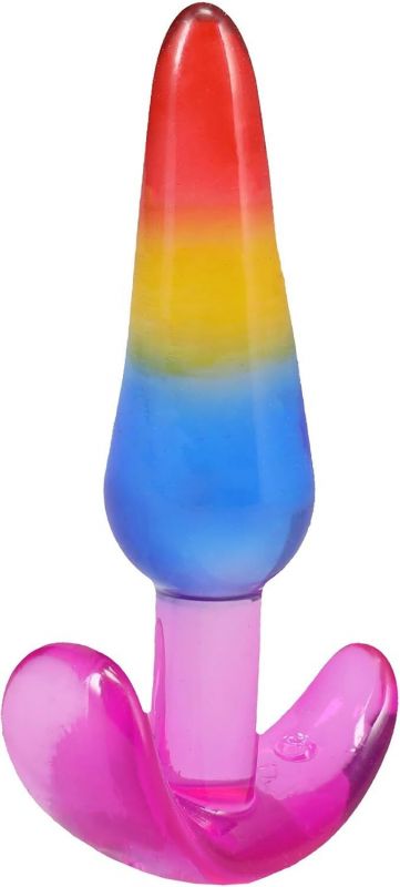 Набір анальних пробок Doc Johnson Crystal Jellies - Anal Trainer Set - Rainbow