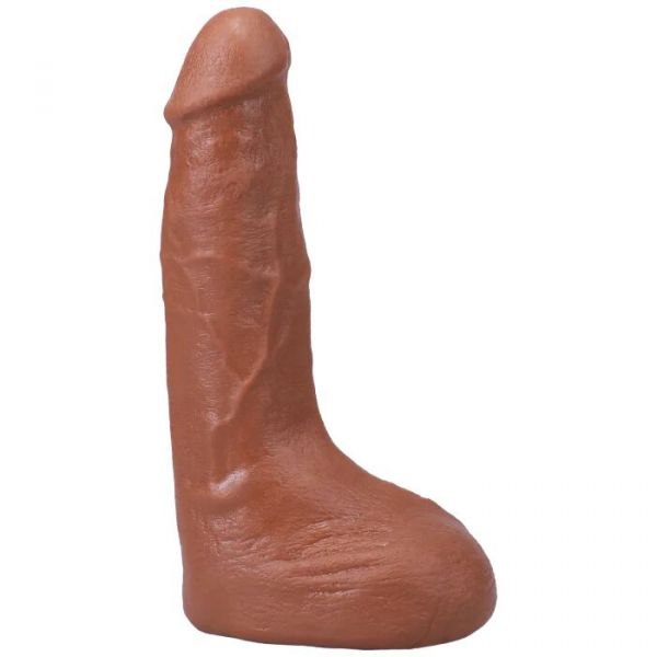Фалоімітатор, що кінчає Doc Johnson The Realistic Cock ULTRASKYN - Squirting 9,5 Inch Caramel