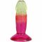 Фалоімітатор Doc Johnson Crystal Jellies - 4.5 Inch Classic Dong - Rainbow