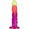 Фалоімітатор Doc Johnson Crystal Jellies - 7.5 Inch Classic Dong - Rainbow