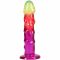 Фалоімітатор Doc Johnson Crystal Jellies - 7.5 Inch Classic Dong - Rainbow