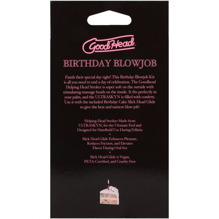 Набір для мінету Doc Johnson GoodHead Birthday Blowjob Kit