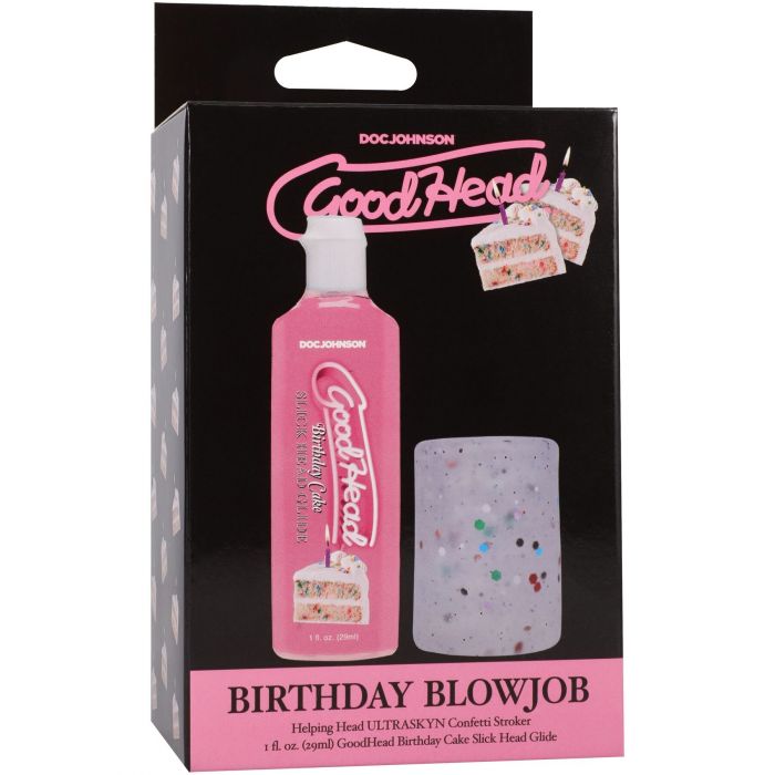 Набір для мінету Doc Johnson GoodHead Birthday Blowjob Kit