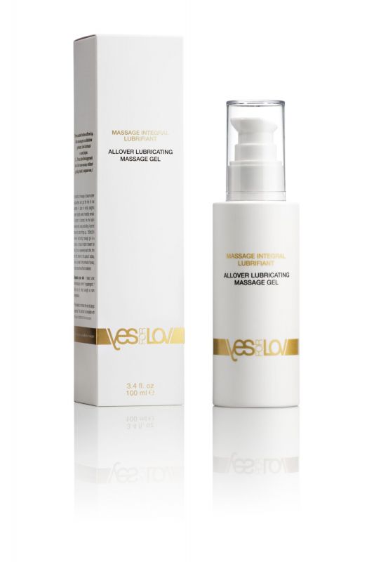 Масажний гель-змазка YESforLOV ALLOVER LUBRICATING MASSAGE GEL 100 мл, силіконова основа