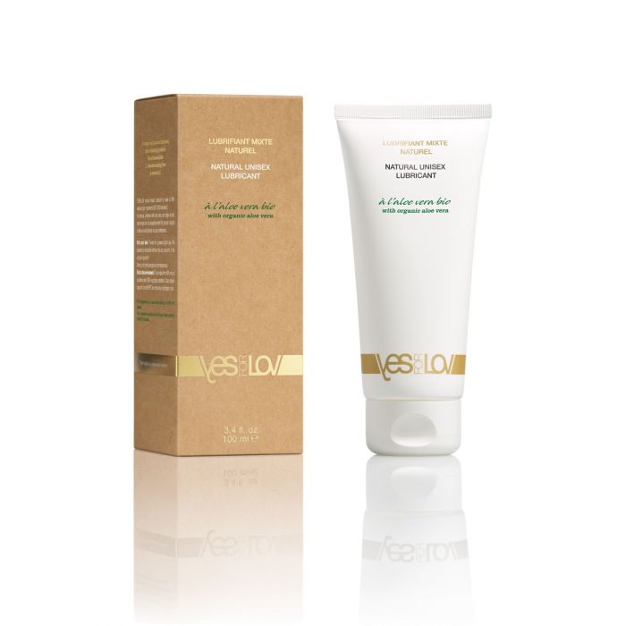 Змазка на водній основі YESforLOV NATURAL UNISEX LUBRICANT 100 мл, з алое вера, натуральний склад