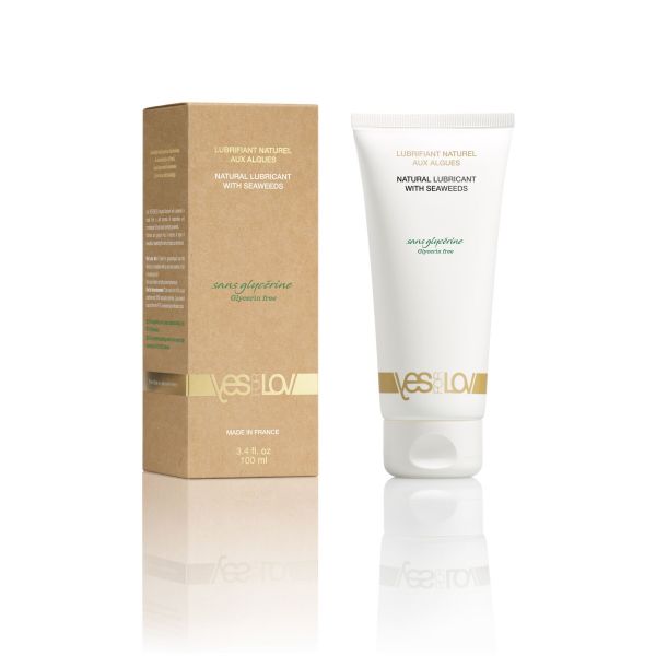 Змазка на водній основі YESforLOV NATURAL LUBRICANT WITH SEAWEED 100 мл, без гліцерину, екстракт водоростей