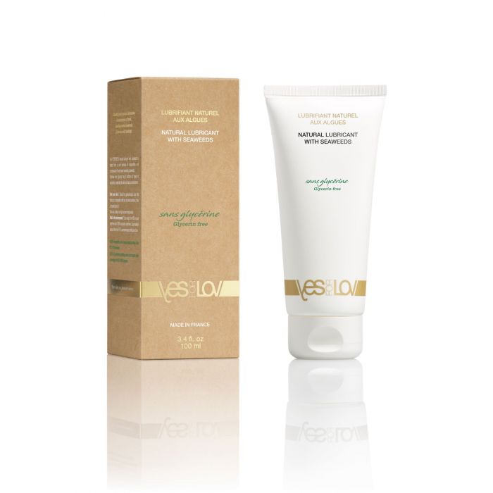 Змазка на водній основі YESforLOV NATURAL LUBRICANT WITH SEAWEED 100 мл, без гліцерину, екстракт водоростей