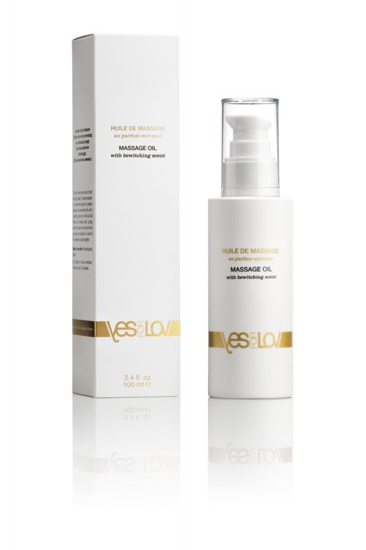 Масажна олія YESforLOV MASSAGE OIL with bewitching scent 100 мл, квітковий аромат