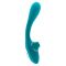 Вібратор S Pleasures Dual Suction - Turquoise