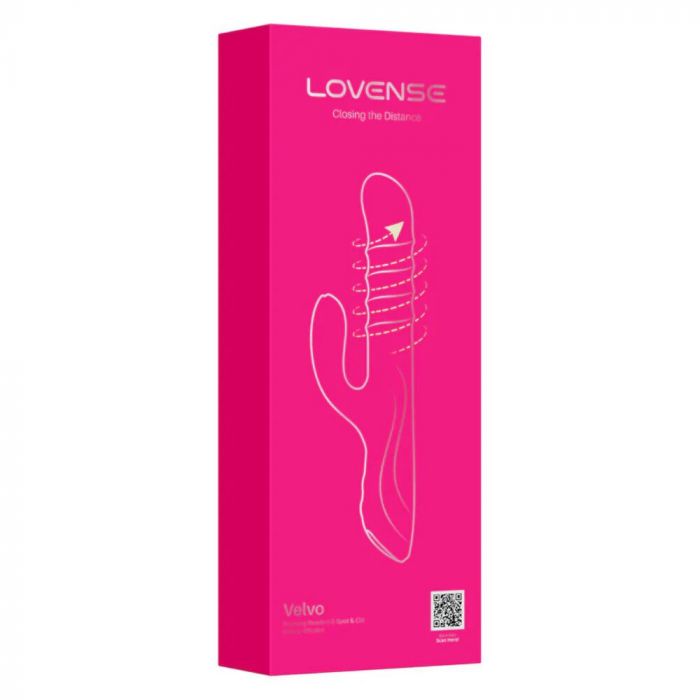 Вібратор-кролик Lovense Velvo з обертовими кульками на 360° за технологією WaveRoller