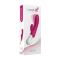 Вібратор-кролик Liebe Bend It Plus Rechargeable Cerise, гнучкий, 2 мотори, 10 режимів