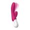 Вібратор-кролик Liebe Bend It Plus Rechargeable Cerise, гнучкий, 2 мотори, 10 режимів