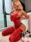 Бодістокінг JSY WW7238-Red One Size