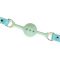 Кляп Liebe Seele Blue Lamb Leather Ball Gag with Velvet Lining