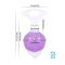 Анальна пробка Liebe Seele Heart-shaped Crystal Anal Plug - Purple Small