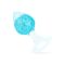 Анальна пробка Liebe Seele Heart-shaped Crystal Anal Plug - Blue Medium