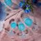Анальна пробка Liebe Seele Icecream-shaped Crystal Anal Plug - Blue Medium
