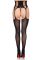 Колготки Leg Avenue Stockings with Attached Garter Belt One Size Black