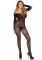 Бодістокінг Leg Avenue Crotchless Fishnet Bodystocking One Size Black