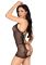 Мінісукня Leg Avenue Dotted Halter Mini Dress One Size Black